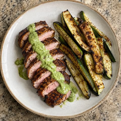 Anticucho Pork & Zucchini