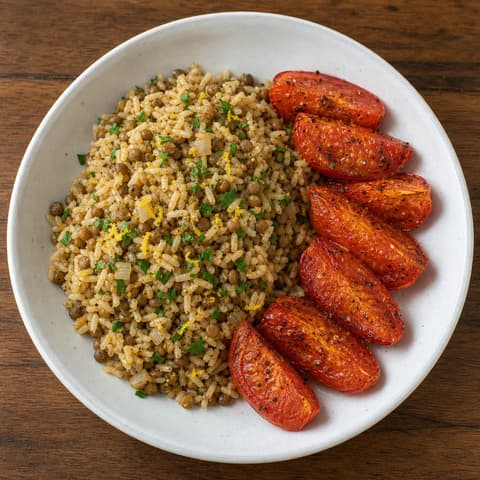 Armenian Lentil Pilaf