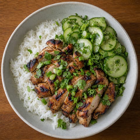 Vietnamese Grilled Chicken Bowls