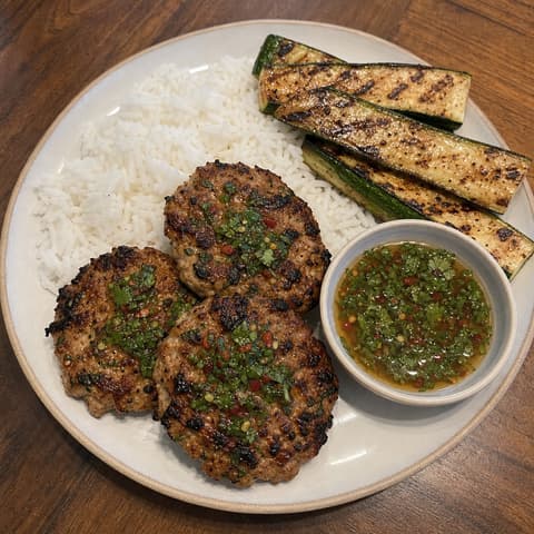 Thai Grilled Pork Patties