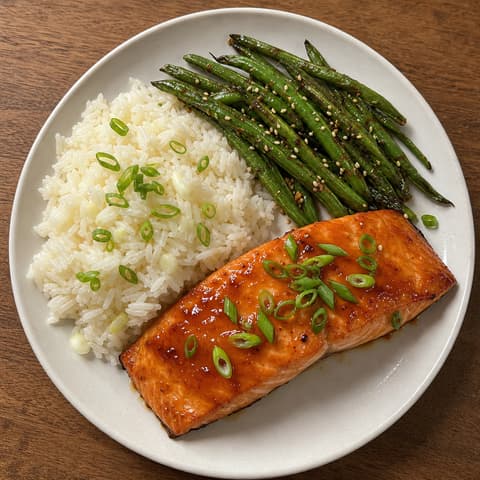 Miso-Lacquered Coho Salmon