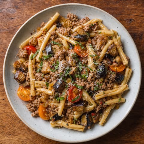 Sicilian Pork & Eggplant Casarecce