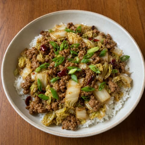 Mala Pork & Napa Stir-Fry