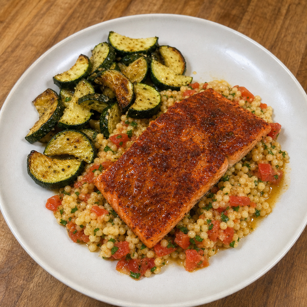 Tunisian-Spiced Sockeye Salmon