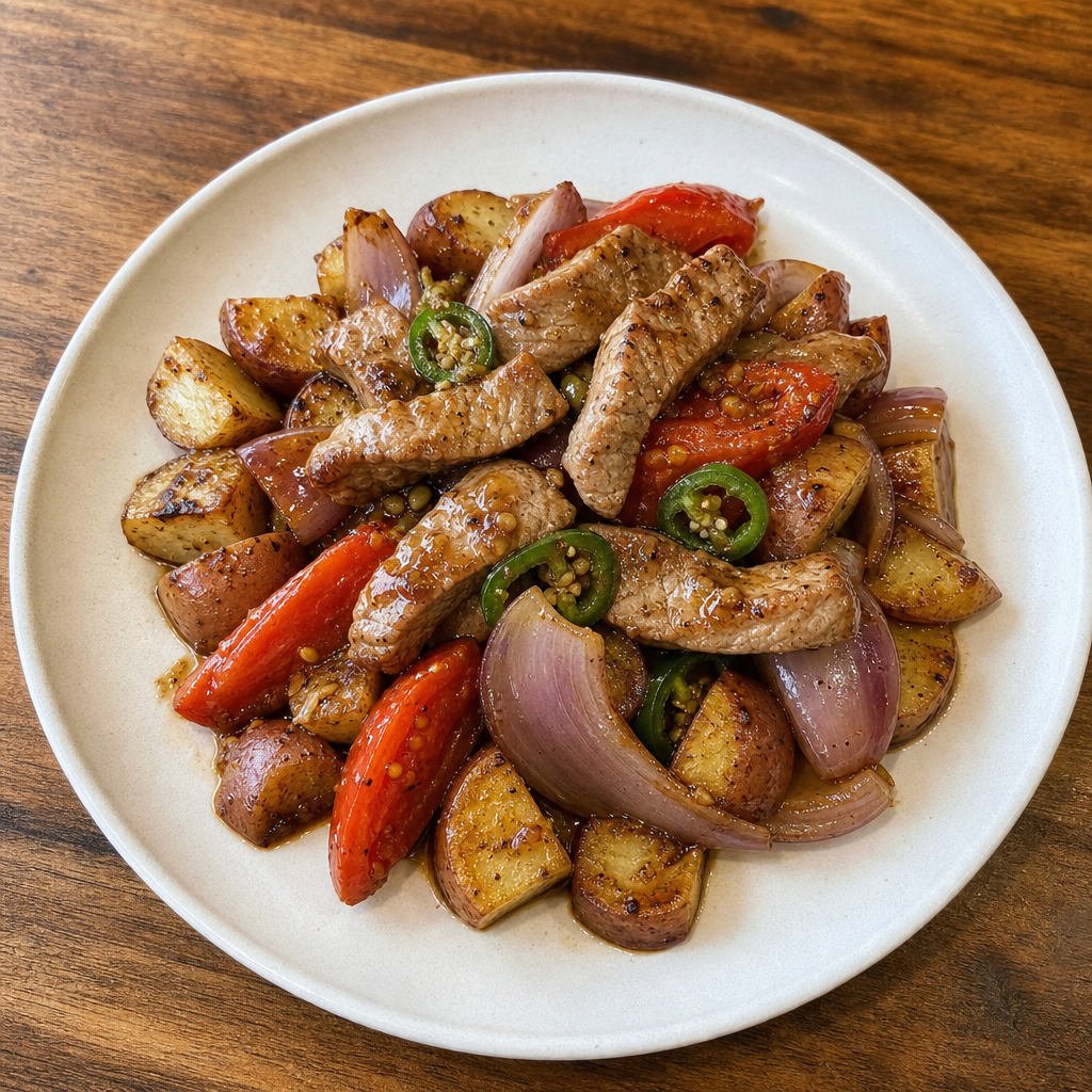 Peruvian Pork Saltado