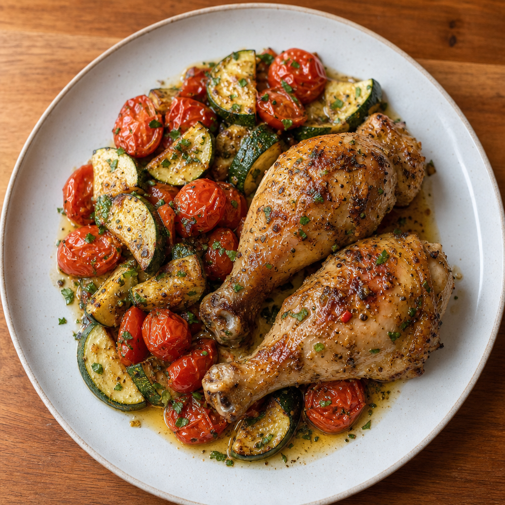 Tuscan Sheet-Pan Drumsticks