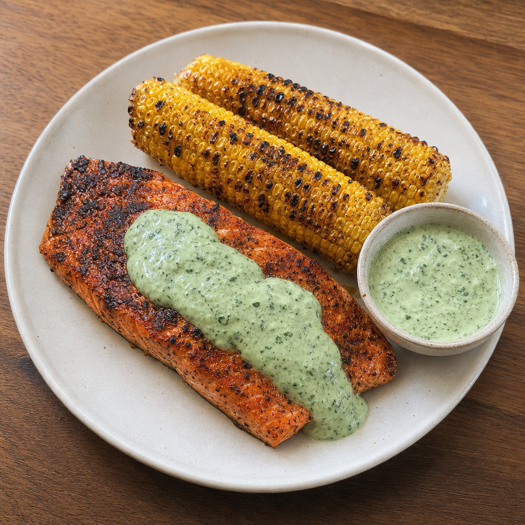 Peruvian Grilled Sockeye & Corn