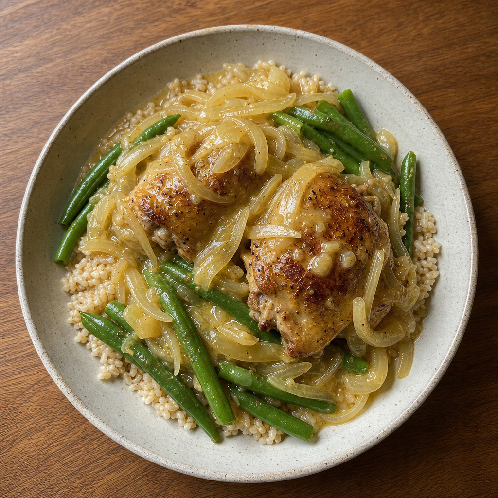 Lemon-Mustard Chicken Yassa