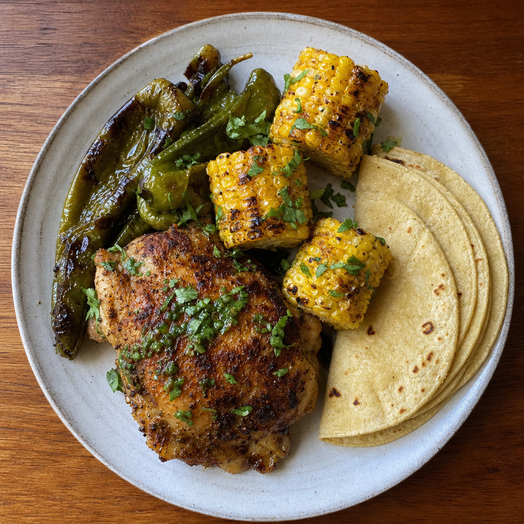 Oaxacan Hatch Chile Roast Chicken