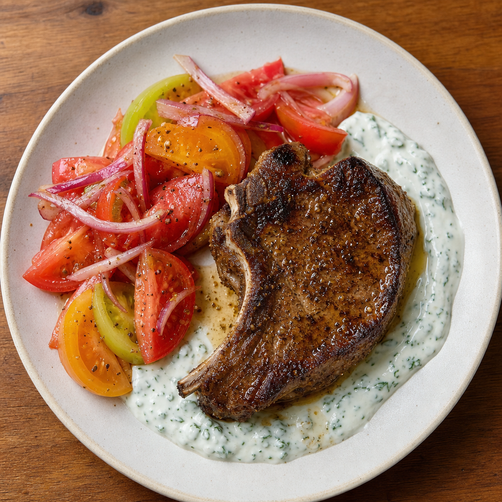 Turkish Lamb with Heirloom Tomatoes