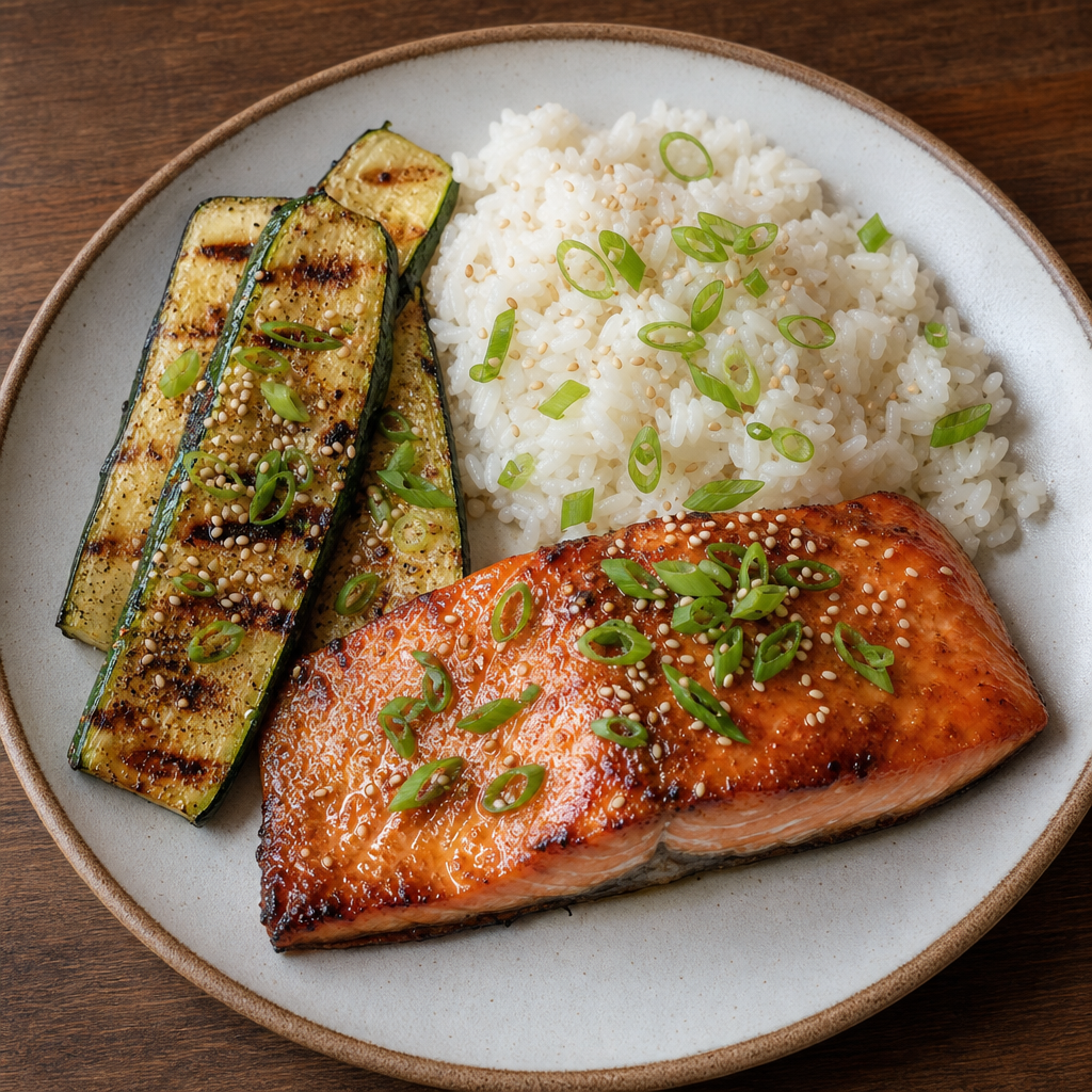 Miso-Glazed Sockeye Salmon
