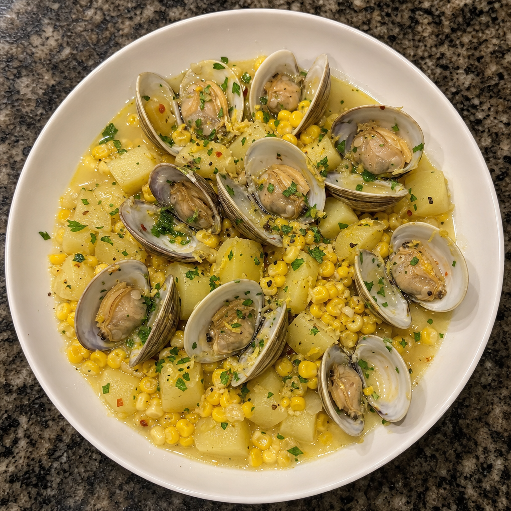 New England Clam & Corn Steamer