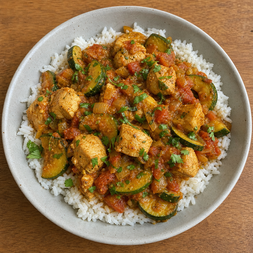 Chicken & Zucchini Masala