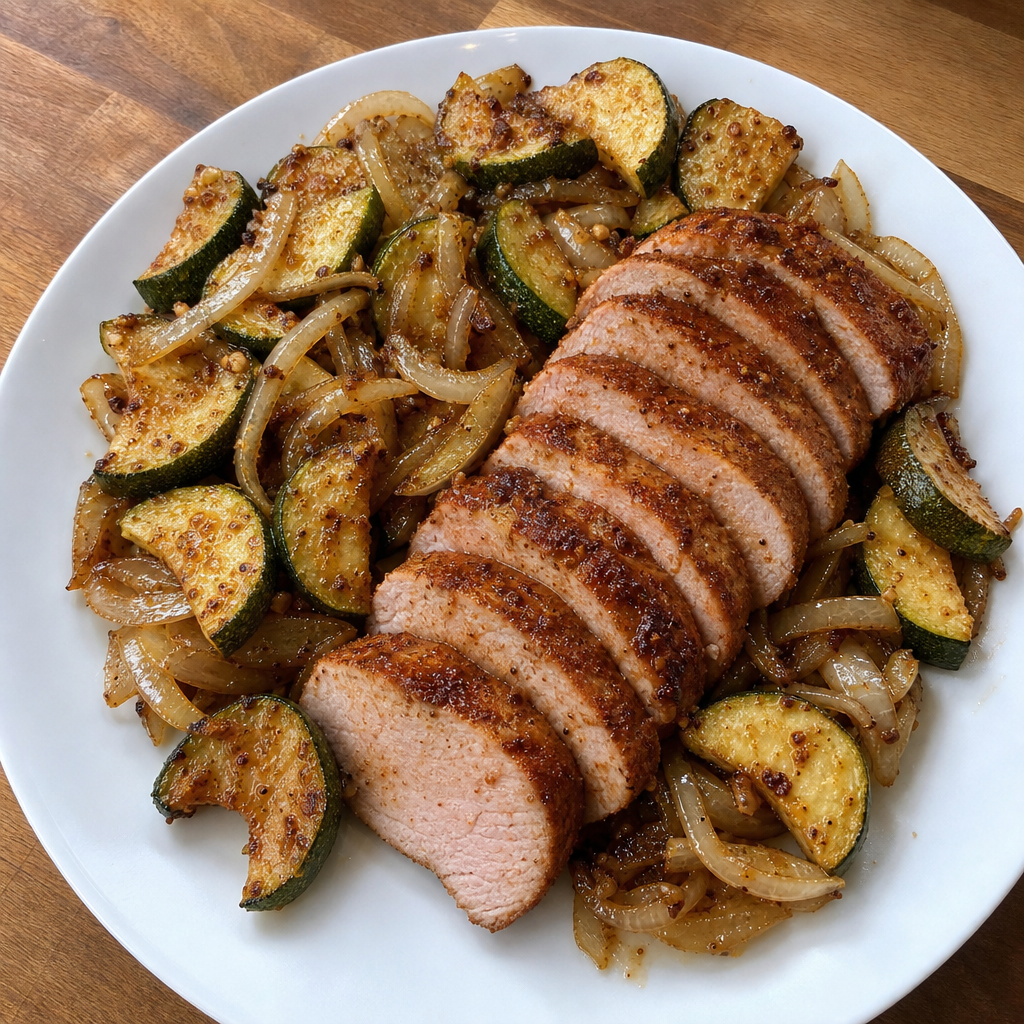 Smoky Spanish Pork & Zucchini