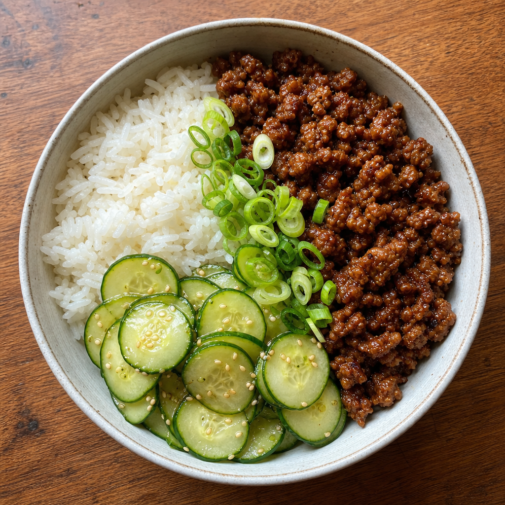 Gochujang Pork Rice Bowls