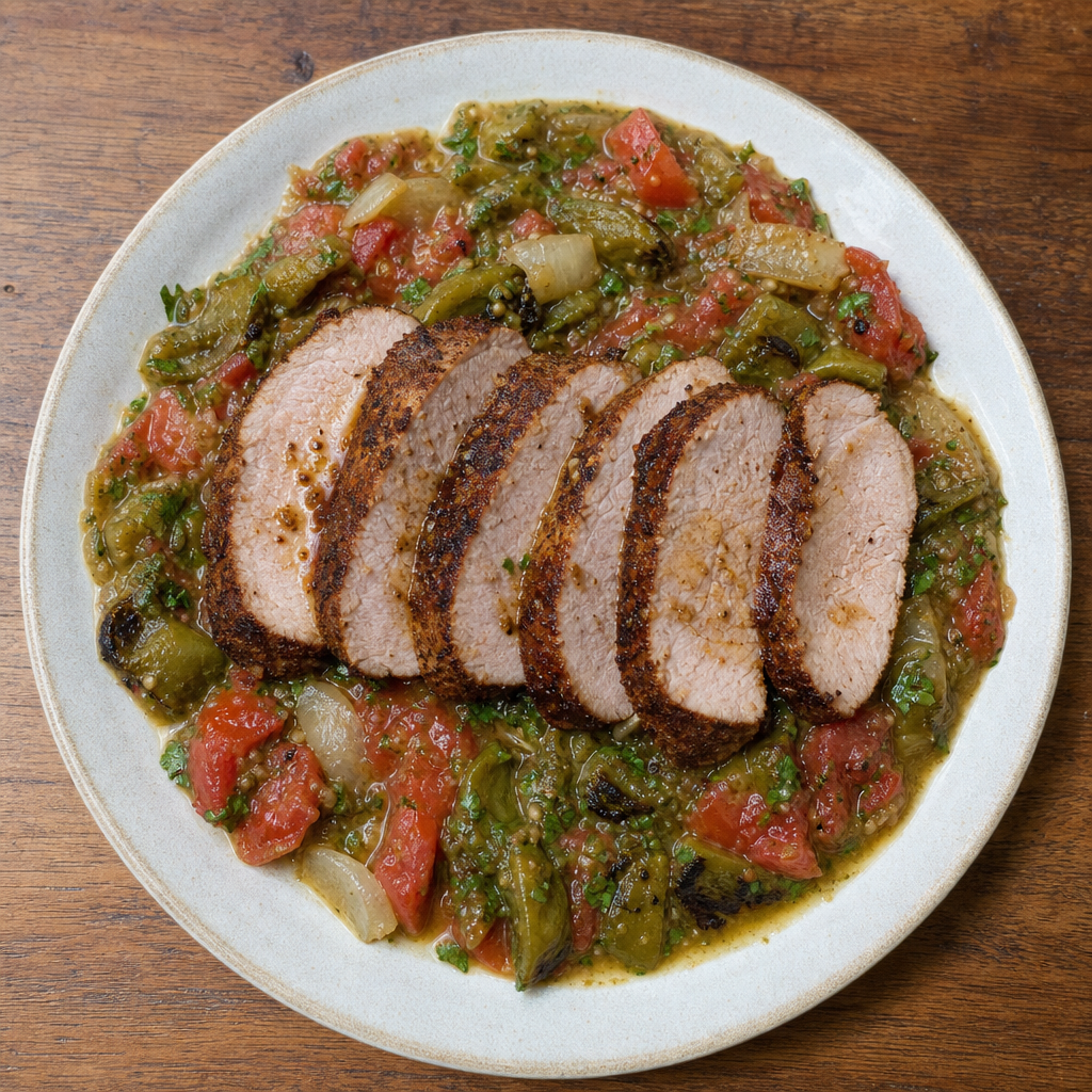 Oaxacan Chile-Cocoa Pork