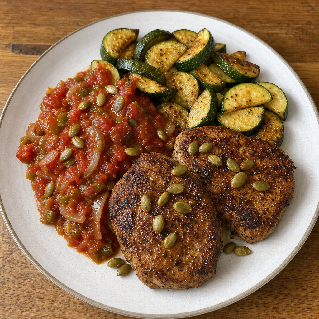 Oaxacan Chile Pork with Zucchini