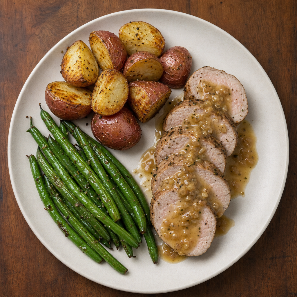 Dijon-Thyme Pork Tenderloin