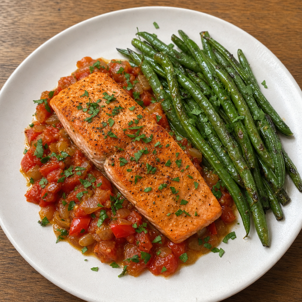 Basque Sockeye with Summer Piperade